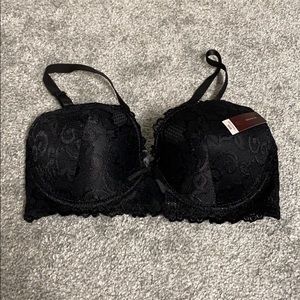 ⭐️2/$44⭐️ Black Lace Bra, 36B